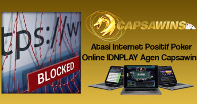 Atasi Internet Positif Poker Online IDNPLAY Agen Capsawins